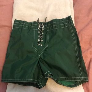 Birdwell Beach Britches Size 28 Color Green